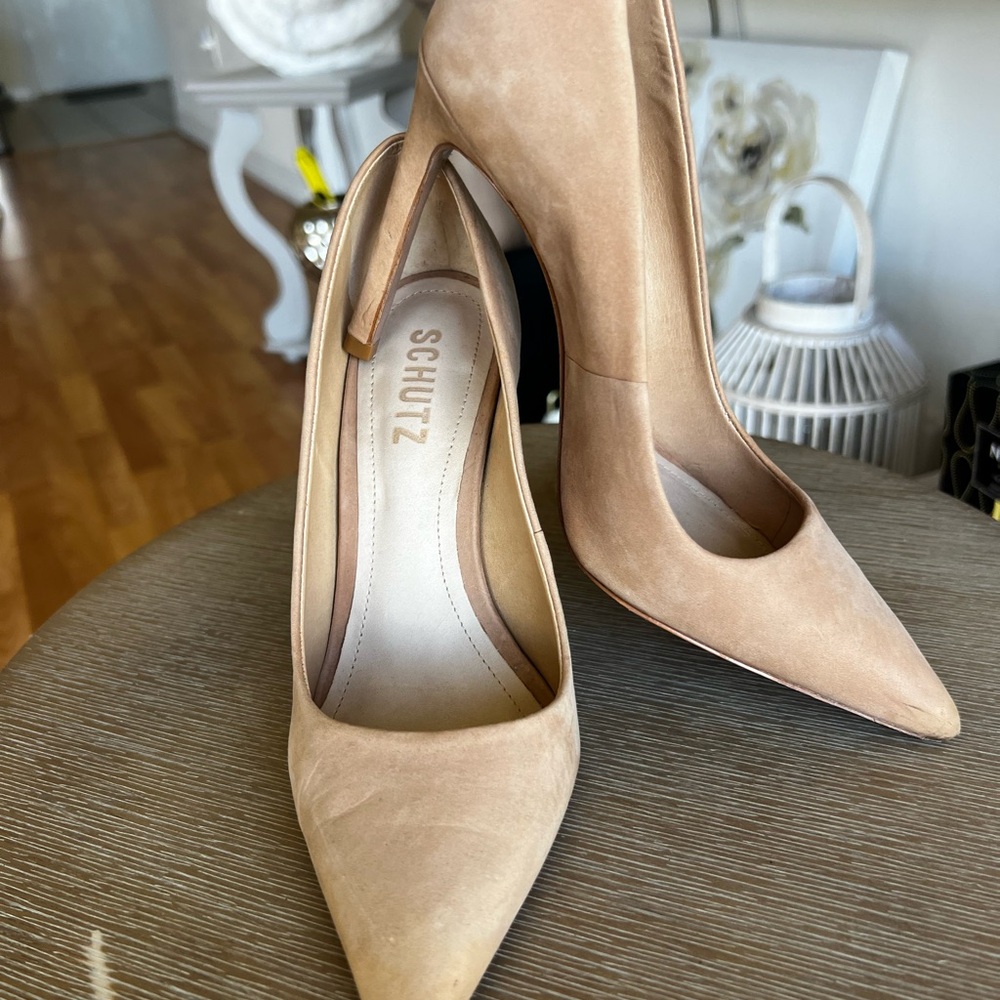 SCHUTZ Women's Beige Heels